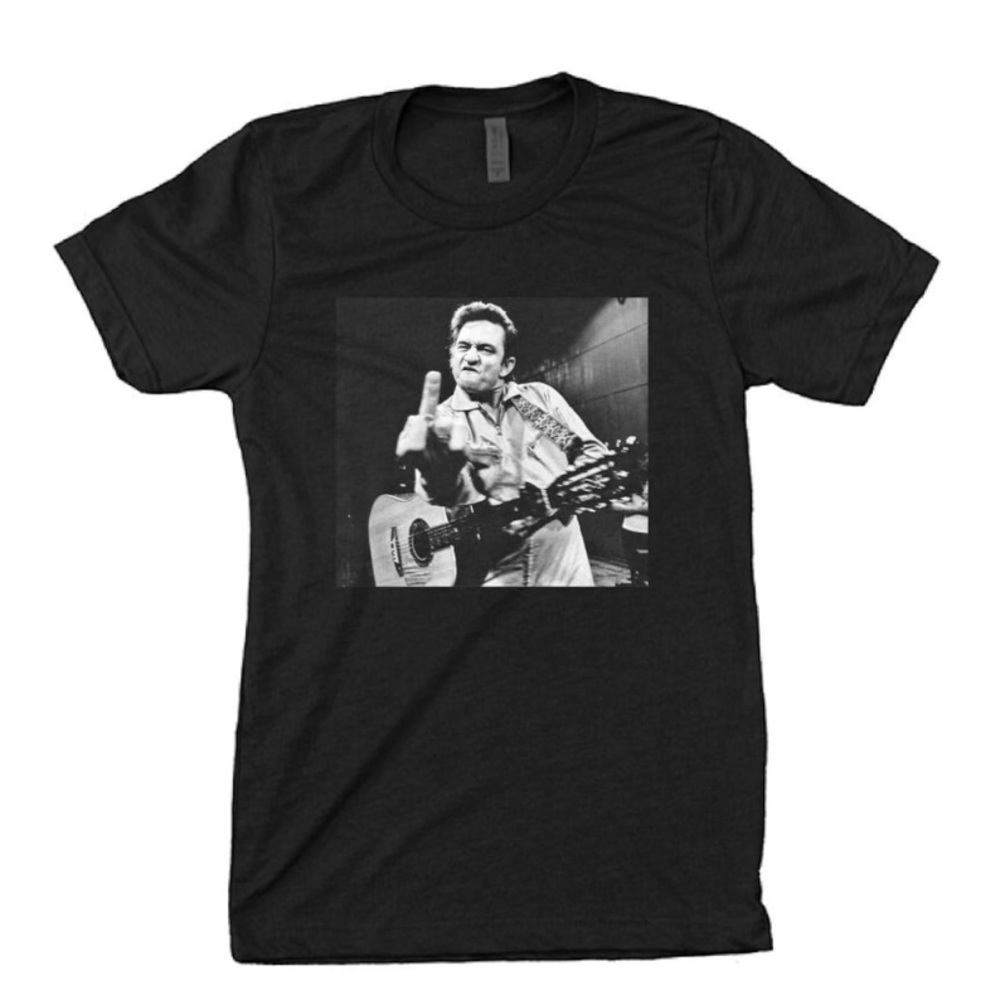 Johnny Cash T-shirt. S-3X available.